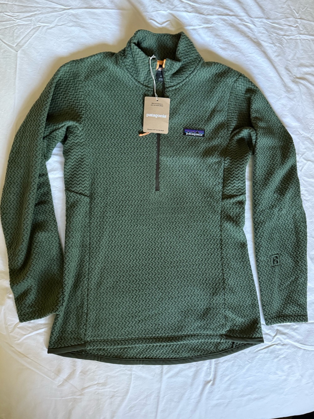 Patagonia R1 Air Zip-Neck Fleece - Women’s Torrey Pine Green
